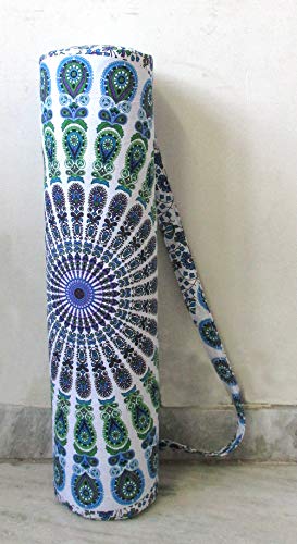 Indian Craft Yoga Mat Carrier Bag w/Shoulder Strap - Image 3
