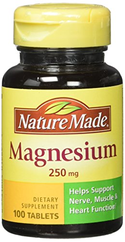NATURE MADE Magnesium, 250 mg, Tablets, 100 ct