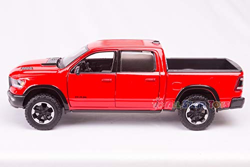 Camioneta RAM 1500 Rebel Cabina Doble 2019 1:24 Rojo miniatura 4