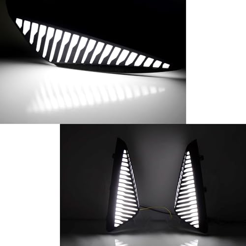 Kit LED luces diurnas blancas y ámbar para Nissan Sentra 2024 miniatura 2