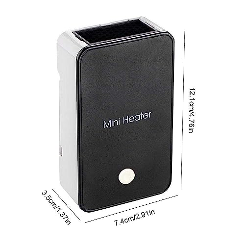 Youcidi WY-H1-B1 Safety Energy-Saving Heater Mini Portable Room Office Desktop Electric Fan Heater Air Warmer Black thumb #6