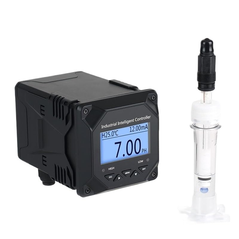 Analyseur d'eau Liquide Industriel Orp Ph EC Tds, contrôleur de Ph analytique avec Pompe doseuse (Color : 1mV)