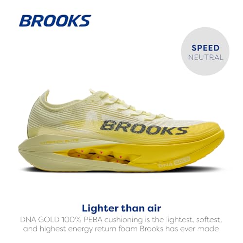 Brooks Unisex Hyperion Elite 5 Neutral Race Running Shoe for Men & Women - Luminary/Yellow/Gray - 8 Medium - image 2