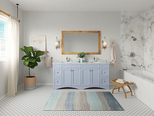 Pfister Jaida Single Handle Waterfall Bathroom Sink Faucet 3 Hole with Spot Defense Brushed Nickel Finish and Push & Seal Drain for Vanity Installation LF042JDGS thumbnail 7