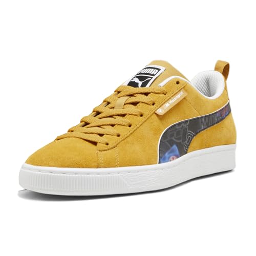 PUMA Mens BMW MMS Suede Lace Up Sneakers Shoes Casual - Yellow - Size 9.5 M2