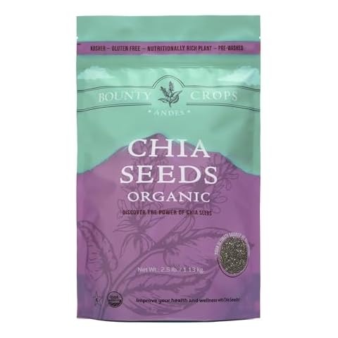 BOUNTY CROPS Organic Chia Seeds 2.5 lb Cover