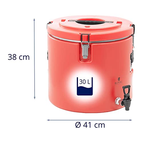 Royal Catering RC_TT_5 thermocontainer 30 L aftapkraan warmhoudcontainer thermocontainer voor voedsel warmtecontainer… - Afbeelding 7