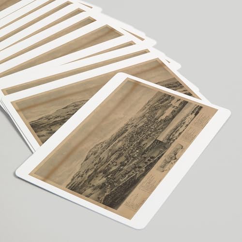 Baraja de 52 cartas estilo póker Blue Hill Maine miniatura 5