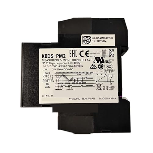 Relais triphasé K8DS-PM1 pour la surveillance de tension industrielle - 2