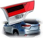 SEBLAFF 1-Pack LH Tail Light Assembly with LED Replacement for 2017-2019 Highlander Driver Side Inner 81590-0E120