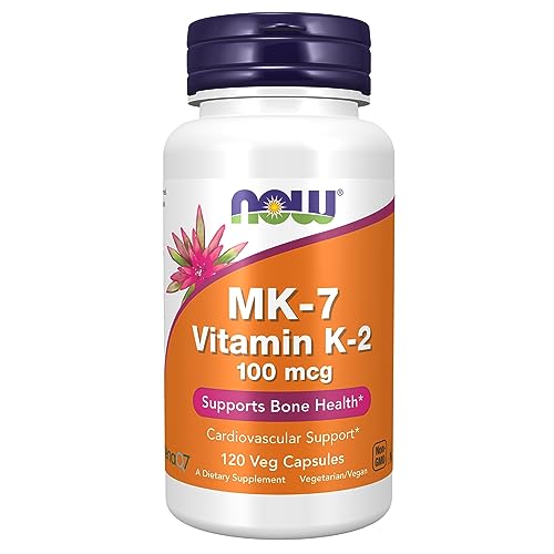 Suplementos NOW, vitamina K2 MK7