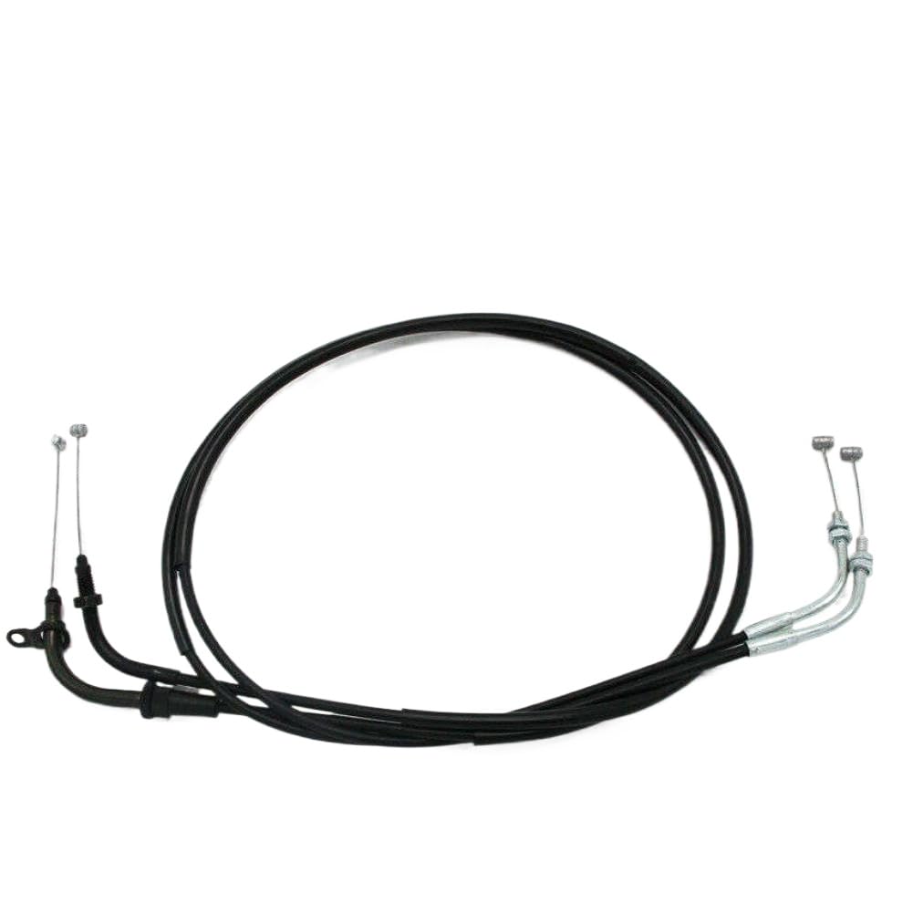Juego de cables de acero para control del acelerador de motocicleta, compatible con XVS1100 Drag 1999-2003 2005-2008 V Custom 1999-2011