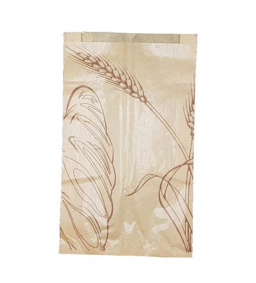 Bolsa Papel Kraft con Alegoría Panadería Ecológica - 250+90x440mm