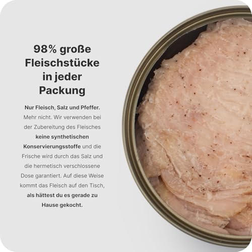 Vilgain R2E Putenfleisch – mageres Fleisch aus lokalen Bauernhöfen, zart & proteinreich, ohne Konservierungsstoffe, vielseitig für schnelle Mahlzeiten, unterwegs & gesunde Ernährung, 100g