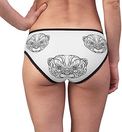 Oriental Small-Clawed Otter Panties, Underwear, Briefs, Cotton Briefs, Funny Underwear, Panties For Women