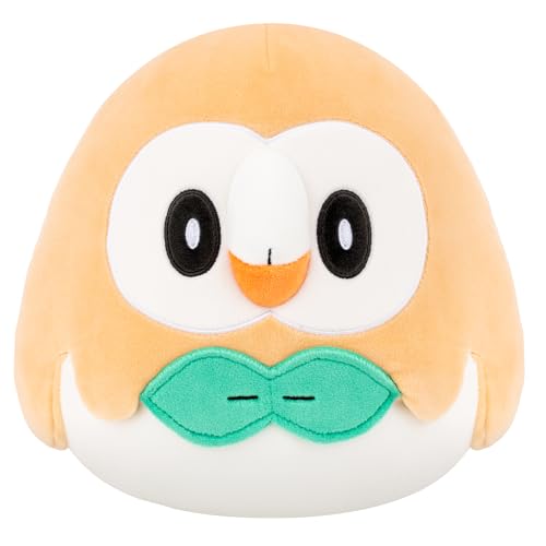 Squishmallows 8in Rowlet Pokémon Plush