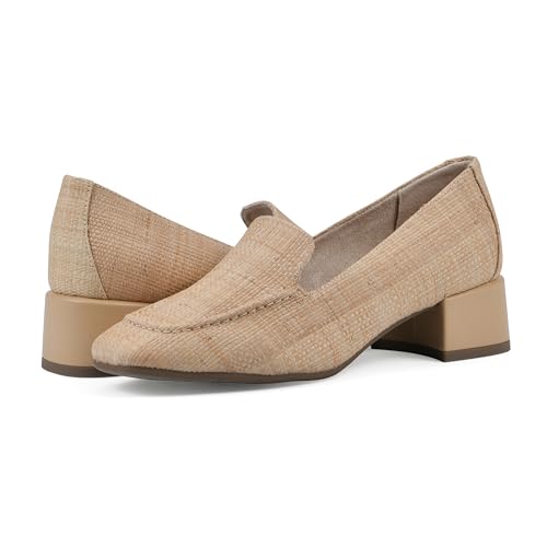 Image of CLIFFS BY WHITE MOUNTAIN Women's Quinta Low Block Heel Loafer