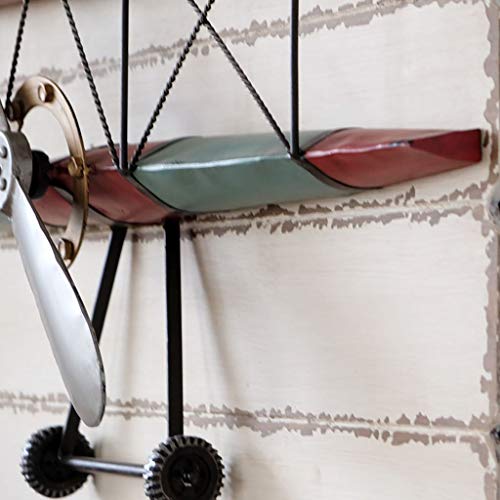 Estante de pared de avión retro para decorar salones industriales 5