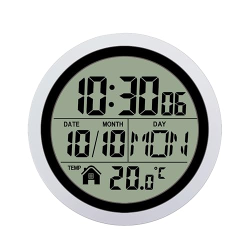 Reloj de batería de baño para ducha y cocina con fecha 2