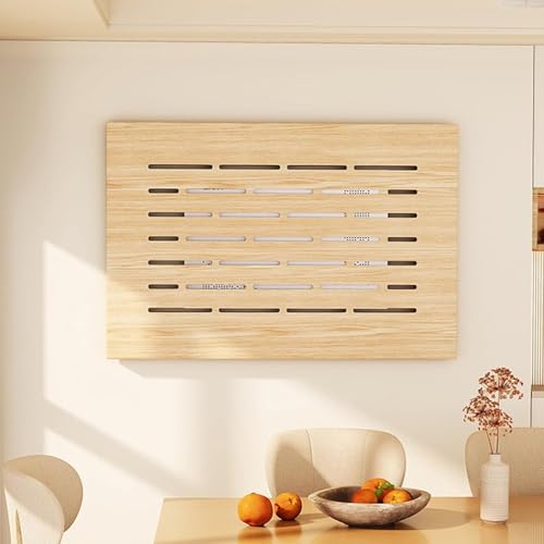 Wall-Mounted Breaker Box Cover - Decorative Fuse Box Cabinet, Yellow, 60x50cm (23.6x19.7in) - Stylish Electrical Panel Hideaway for Living Room & Office