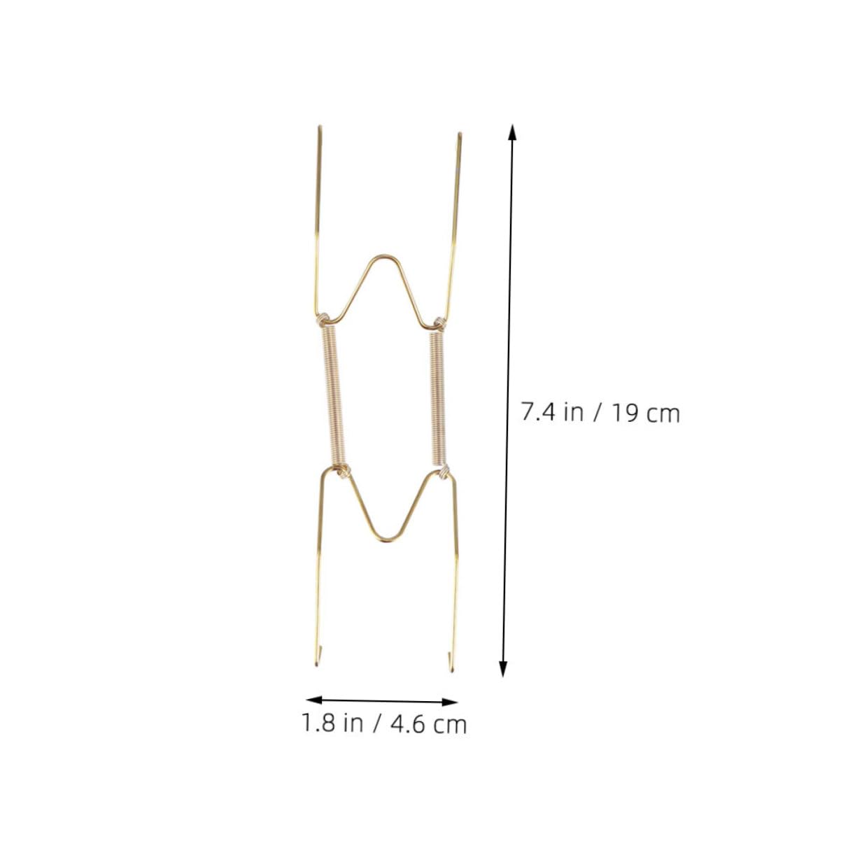 ABOOFAN 8pcs Plate Hangers Plate Hangers for Decorative Display Shaped Design Strong Loadbearing Capacity Easy Installation for Home Decor