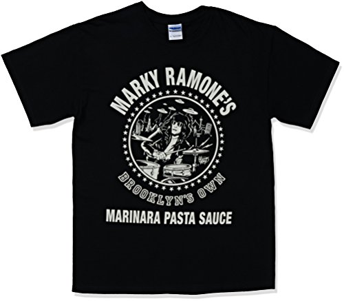 T-Shirt Homme Noir Marky Ramone en taille M au style rock et coupe confortable