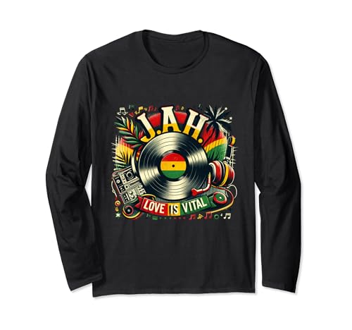 "Jah Love Is Vital" - JAH L.I.V - Premium Classic #808 Long Sleeve T-Shirt