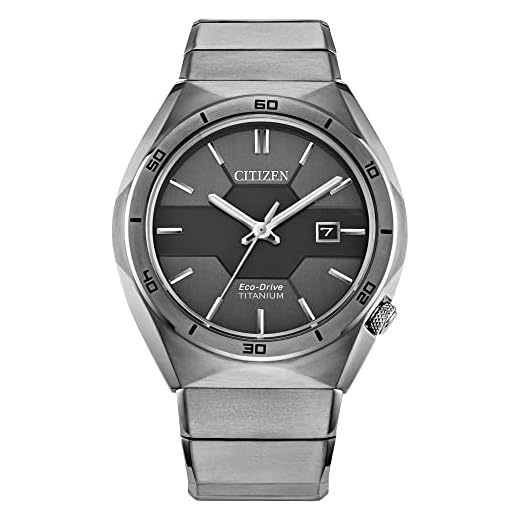 Citizen Relógio masculino Eco-Drive Sport Luxury Armor em super titânio, mostrador preto (modelo: AW1660-51H), Preto