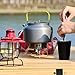 PASNMKvn Outdoor Camping Coffee and Teas Kettle Portable Teapot Aluminum Alloys Camp Teas Coffee Pots Water Boilers for Picnics