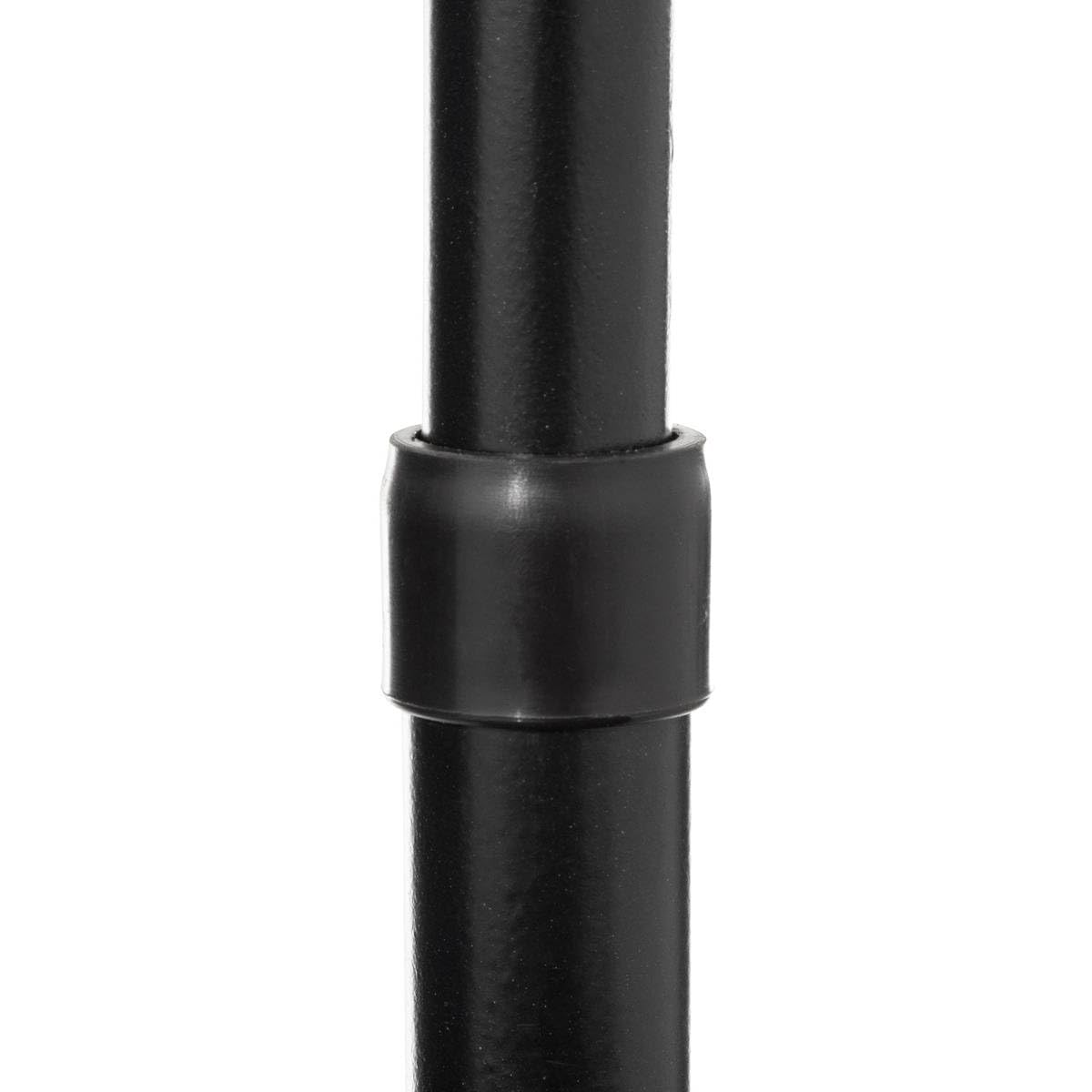 5 five simply smart 5five - Estante de ducha telescópico rectangular negro blackalu