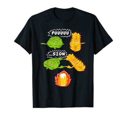 Beer Lover Fusion Hop and Malt Gift Beer Gift Camiseta