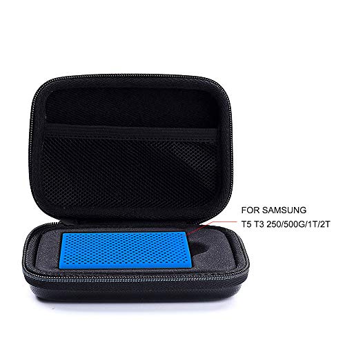 Docooler Disco rígido Bolsa de transporte Bolsa de transporte EVA Estojo rígido resistente a impacto