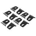 Awning Clips, 0.2in Tip Dia Portable Lightweight 10PCS Awning Hooks for Outdoor Camping
