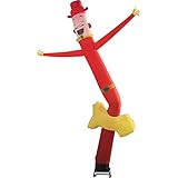 Hi Suyi 20ft Advertising Inflatable Tube Men Blow Up Giant Waving Arm Fly Puppet for Business Store...