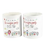 CALLE DEL REGALO Taza ‘¡El Mejor profe Eres tú!’ Personalizada con Nombre o Texto