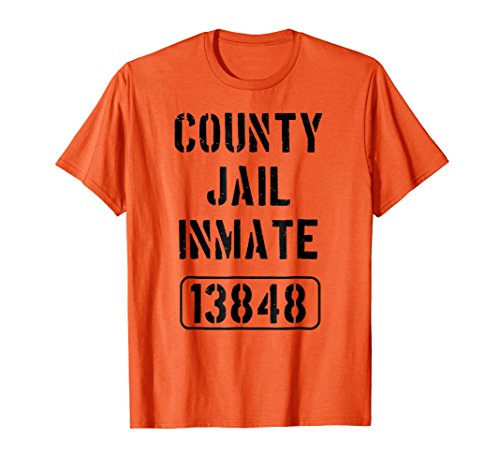 Youth Prison Costume Shirt | County Jail Inmate Teeshirt