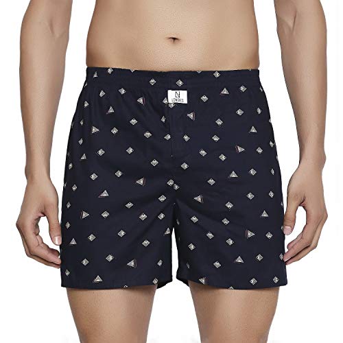 Image of Longies Men's Cotton Printed Regular Boxer Shorts