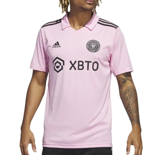 adidas Inter Miami - Camiseta de réplica para hombre 2022/2023, rosa, XS