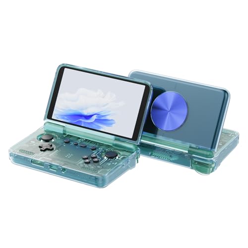 Image of for Retroid Pocket Flip 2 Retro Game Console Protective Case,Clear TPU Cover Compatible with Retroid Pocket Flip 2,Shockproof Drop-Proof Game Console Case Cover (Clear Blue)