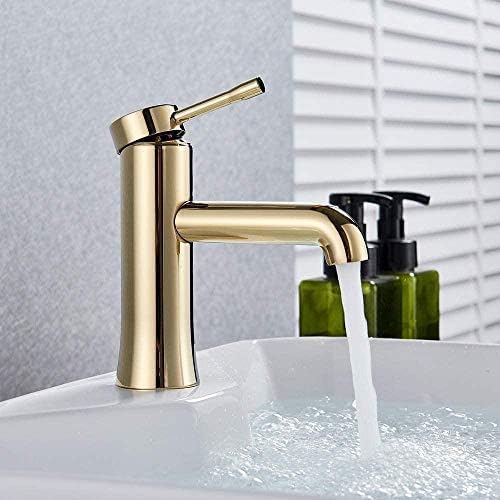 Grifos de Cocina de Lujo, Mezclador de Lavabo de Estilo Moderno, Monomando, para Agua fría y Caliente.