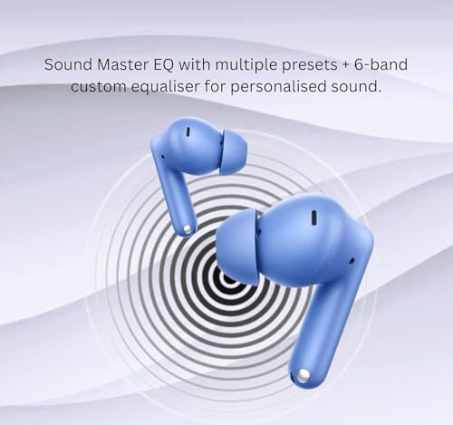 Image of Original Buds 3r for OnePlus Nord TWS Earbuds for OnePlus, 12.4mm Titanium-Coated Drivers, 54 Hours Playback, Deep Bass (Ash Blue)