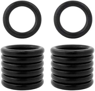 Mandala Crafts 75mm Black Wooden Rings Macrame Supplies – 20 DIY Natural Wood Macrame Rings Circles for Crafts and Jewelry Making