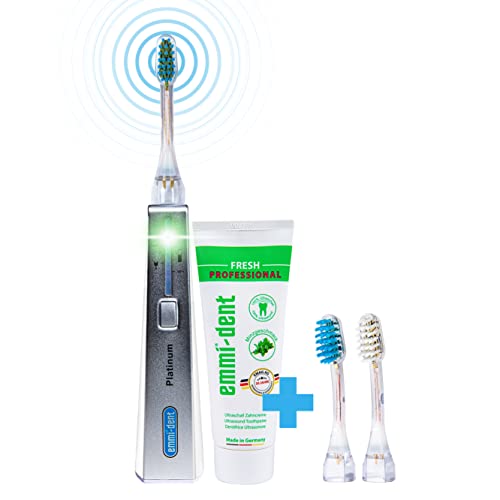 Emmi-dent Ultrasound Platinum Nature Fresh - Bundle. Touchless, Gentle Cleaning