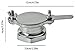 HNDTM Honey Gate Valve Honey Tap Stainless Steel Honey Gate Honey Bucket Accessories Honey Valve Tool Beekeeping Tool for Honey Extractor or Bottling Equipment