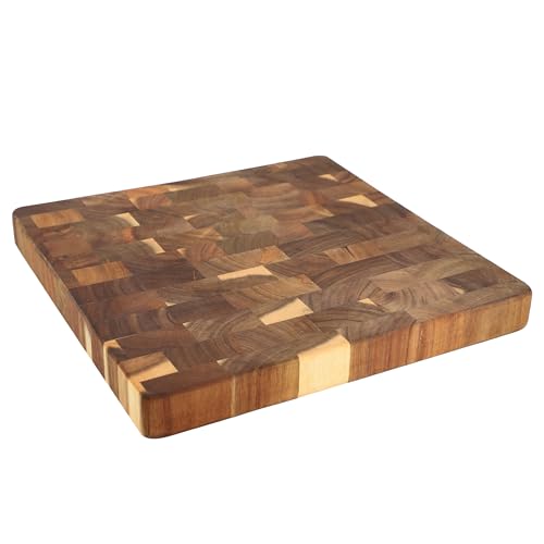 Tabla de Cortar de Madera Acacia 13.75 pulg Cuadrada miniatura 2