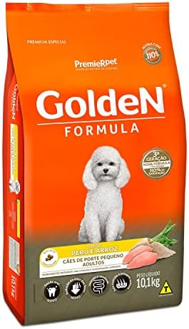 Ração Fórmula Golden para Cães Adultos de Porte Pequeno Sabor Per...