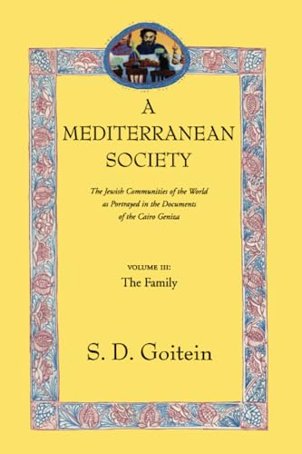 Mediterranean Society: The Jewish Communities of the Arab World as Portrayed in the Documents of the Cairo Geniza, The Family (Near Eastern Center, UCLA) (Volume 6)