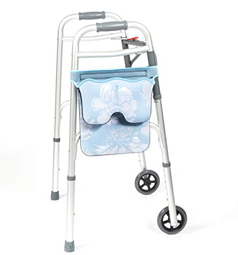 Tasche für Gehhilfen und Rollator (Pfingstrosen)