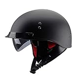 ★ Material: ABS-Schale hat hohe Festigkeit, geringes Gewicht, Korrosionsbeständigkeit und erhöht die Sicherheit und den Komfort beim Fahren. Eine EPS-Pufferschicht mit hoher Dichte kann den Aufprall besser abfedern und den Kopf effektiv schützen.