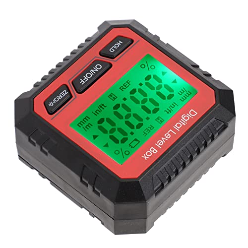 Nivel digital ángulo con base magnética y pantalla grande miniatura 7